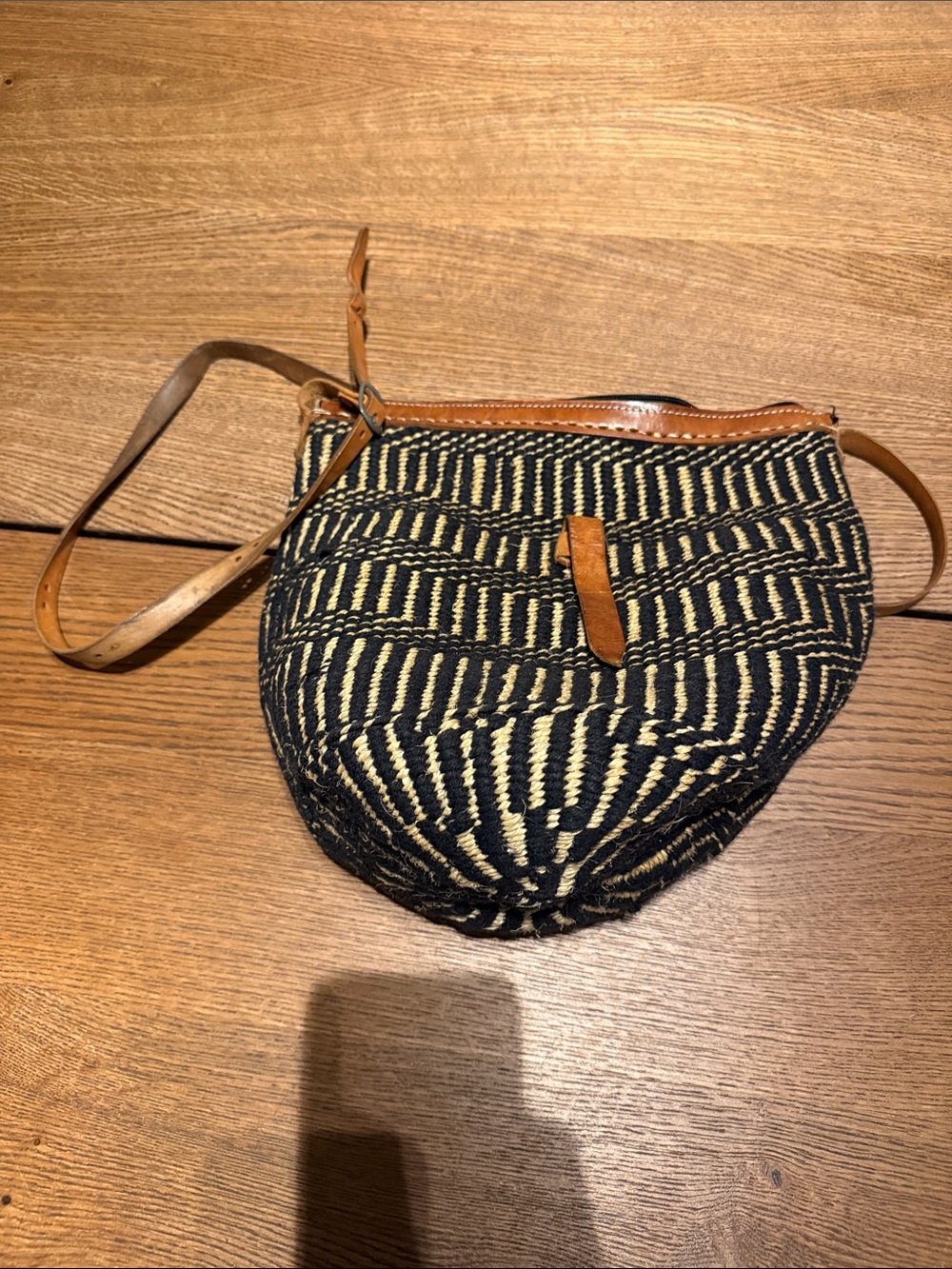 Woven satchel